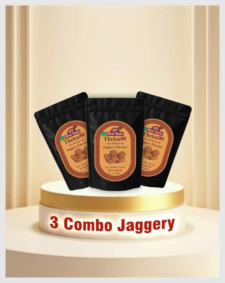 Traditional Jaggery Thekua – 3 Combo Pack